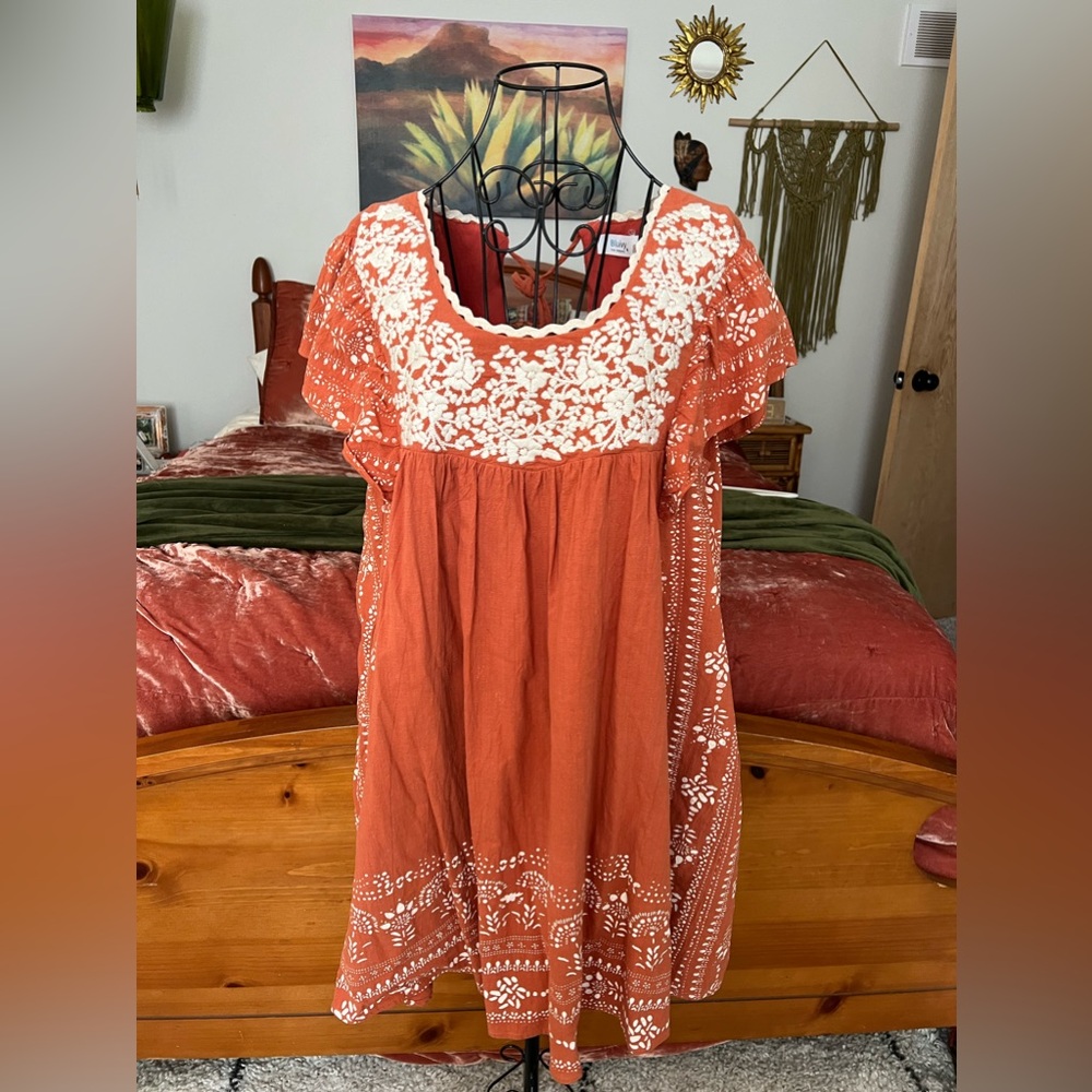 Blu ivy dress large
